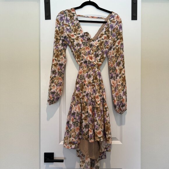 LUSH CLARA FLORAL MINI DRESS - Picture 6 of 11